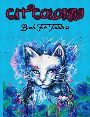 Book cover for Cat Coloring Book For Toddler