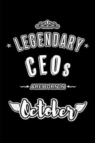 Cover of Legendary CEOs are born in October