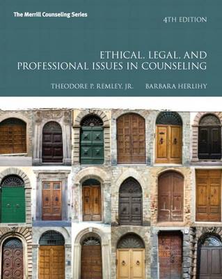 Book cover for Ethical, Legal, and Professional Issues in Counseling with Access Code