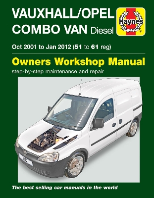 Book cover for Vauxhall/Opel Combo Diesel Van (Oct 2001 to Jan 2012) 51 to 61 Haynes Repair Manual