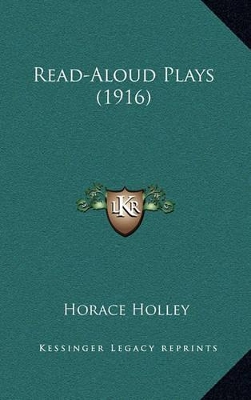 Book cover for Read-Aloud Plays (1916)