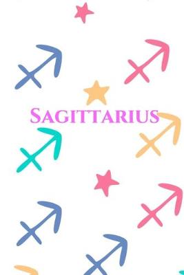 Book cover for Sagittarius notebook born in december