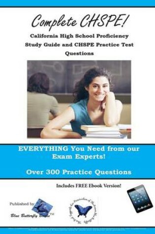 Cover of CHSPE Review! California High School Proficiency Study Guide and CHSPE Practice Test Questions