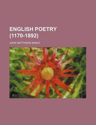 Book cover for English Poetry (1170-1892)