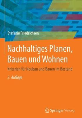 Book cover for Nachhaltiges Planen, Bauen und Wohnen