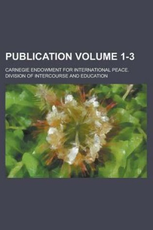 Cover of Publication Volume 1-3