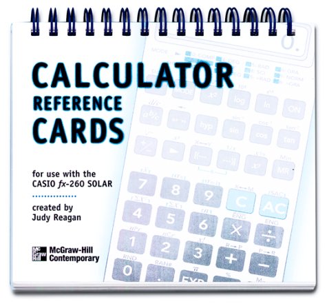 Cover of Calculator Reference Cards for the Casio Fx-260