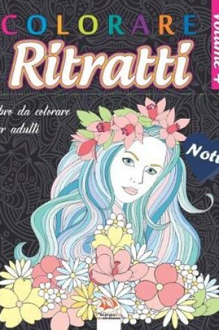 Cover of Colorare Ritratti 4 - Notte