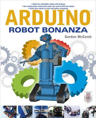 Book cover for Arduino Robot Bonanza