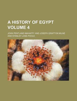 Book cover for A History of Egypt Volume 4