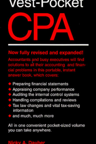 Cover of The Vest-Pocket CPA
