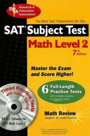 Cover of SAT Subject Test(tm) Math Level 2 W/CD