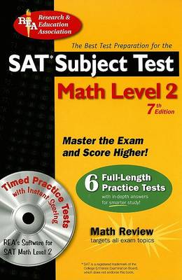 Cover of SAT Subject Test(tm) Math Level 2 W/CD