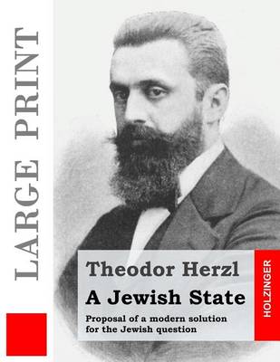 Book cover for A Jewish State (Large Print)