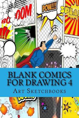 Book cover for Blank Comics for Drawing 4