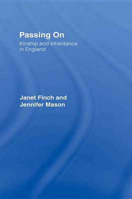 Book cover for Passing On