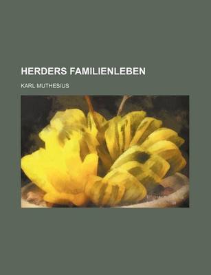 Book cover for Herders Familienleben
