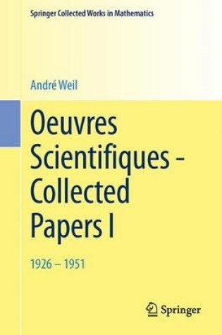 Cover of Oeuvres Scientifiques - Collected Papers I