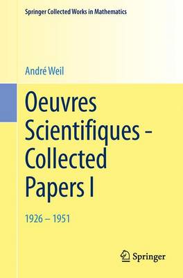 Cover of Oeuvres Scientifiques - Collected Papers I