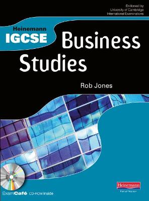 Cover of Heinemann IGCSE Business Studies Student Book with Exam Cafe CD