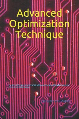 Book cover for Advanced Optimization Technique