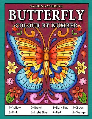 Book cover for Butterfly Colour by Number