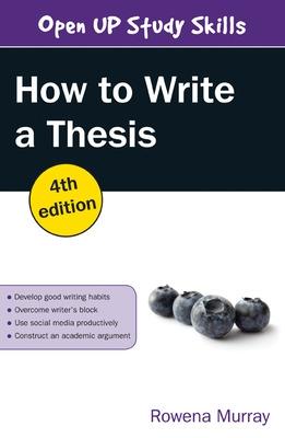 Book cover for How to Write a Thesis