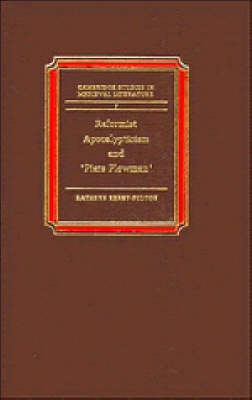 Cover of Reformist Apocalypticism and Piers Plowman