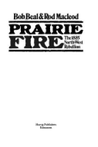 Cover of Prairie Fire