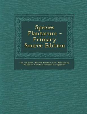 Book cover for Species Plantarum - Primary Source Edition