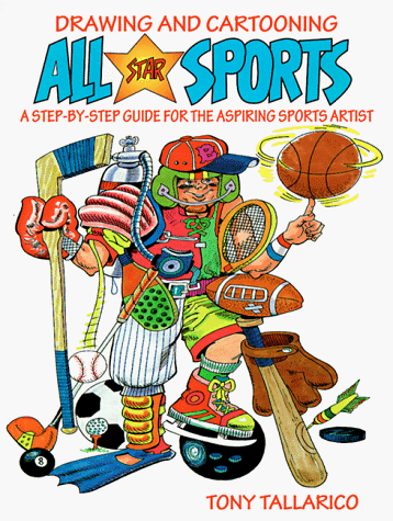 Book cover for Drawing and Cartooning All-Star Sports