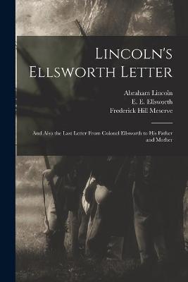 Book cover for Lincoln's Ellsworth Letter