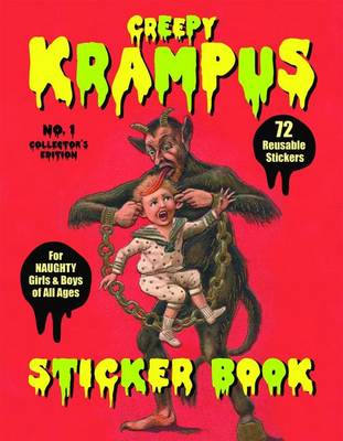 Book cover for Creepy Krampus Sticker Book