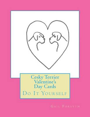 Book cover for Cesky Terrier Valentine's Day Cards