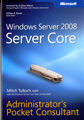 Book cover for Windows Server 2008 Server Core Administrator's Pocket Consultant