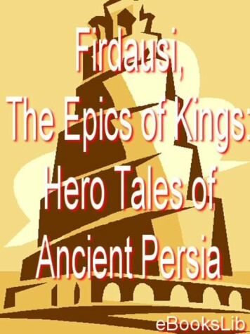 Cover of Firdausi, the Epics of Kings