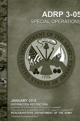 Cover of ADRP 3-05 Special Operations January 2018