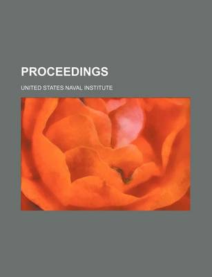 Book cover for Proceedings (Volume 13, PT. 1)