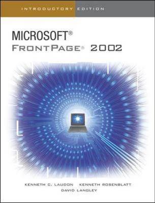 Book cover for FrontPage 2002