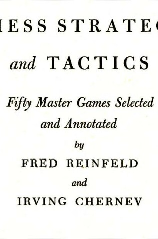 Cover of Chess Strategy and Tactics