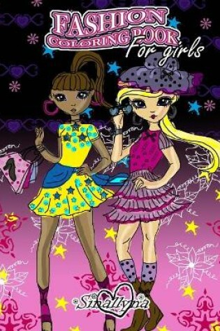 Cover of Fashion Coloring Book for Girls