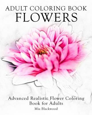 Book cover for Adult Coloring Book Flowers