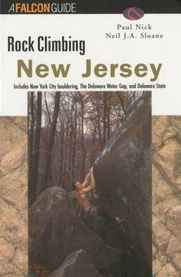 Book cover for Rock Climbing New Jersey