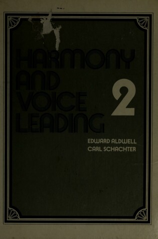 Cover of Harmony and Voice Leading