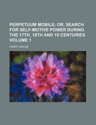 Book cover for Perpetuum Mobile Volume 1