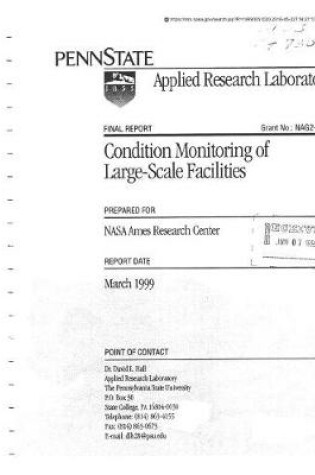 Cover of Condition Monitoring of Large-Scale Facilities