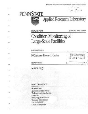 Book cover for Condition Monitoring of Large-Scale Facilities