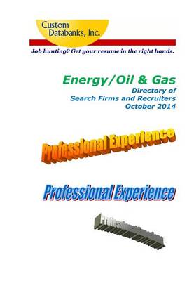 Book cover for Energy/Oil & Gas Directory of Search Firms and Recruiters