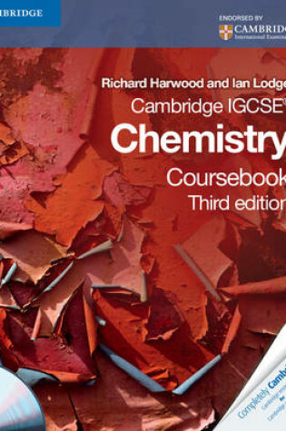 Cover of Cambridge IGCSE Chemistry Coursebook with CD-ROM