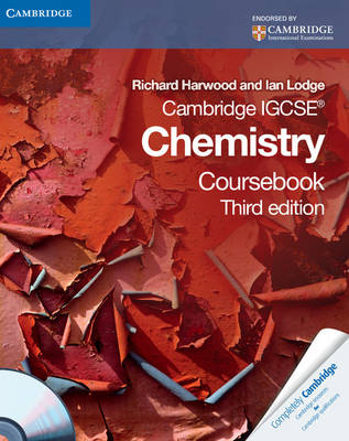 Cover of Cambridge IGCSE Chemistry Coursebook with CD-ROM